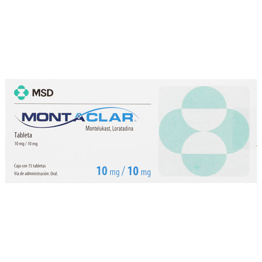 Montaclar 10Mg/10Mg Con 15 Tabletas (Montelukast/Loratadina) - WeCare Pharma