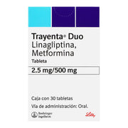 Trayenta Duo 2.5Mg/500Mg Con 30 Tabletas (Linagliptina/Metformina) - WeCare Pharma