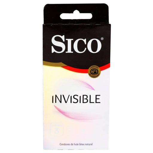Condón Sico Invisible Con 3 - WeCare Pharma