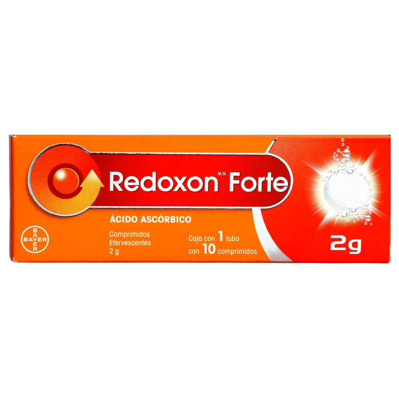 Redoxon Forte 2G Con 10 Tabletas (Acido Ascorbico) - WeCare Pharma