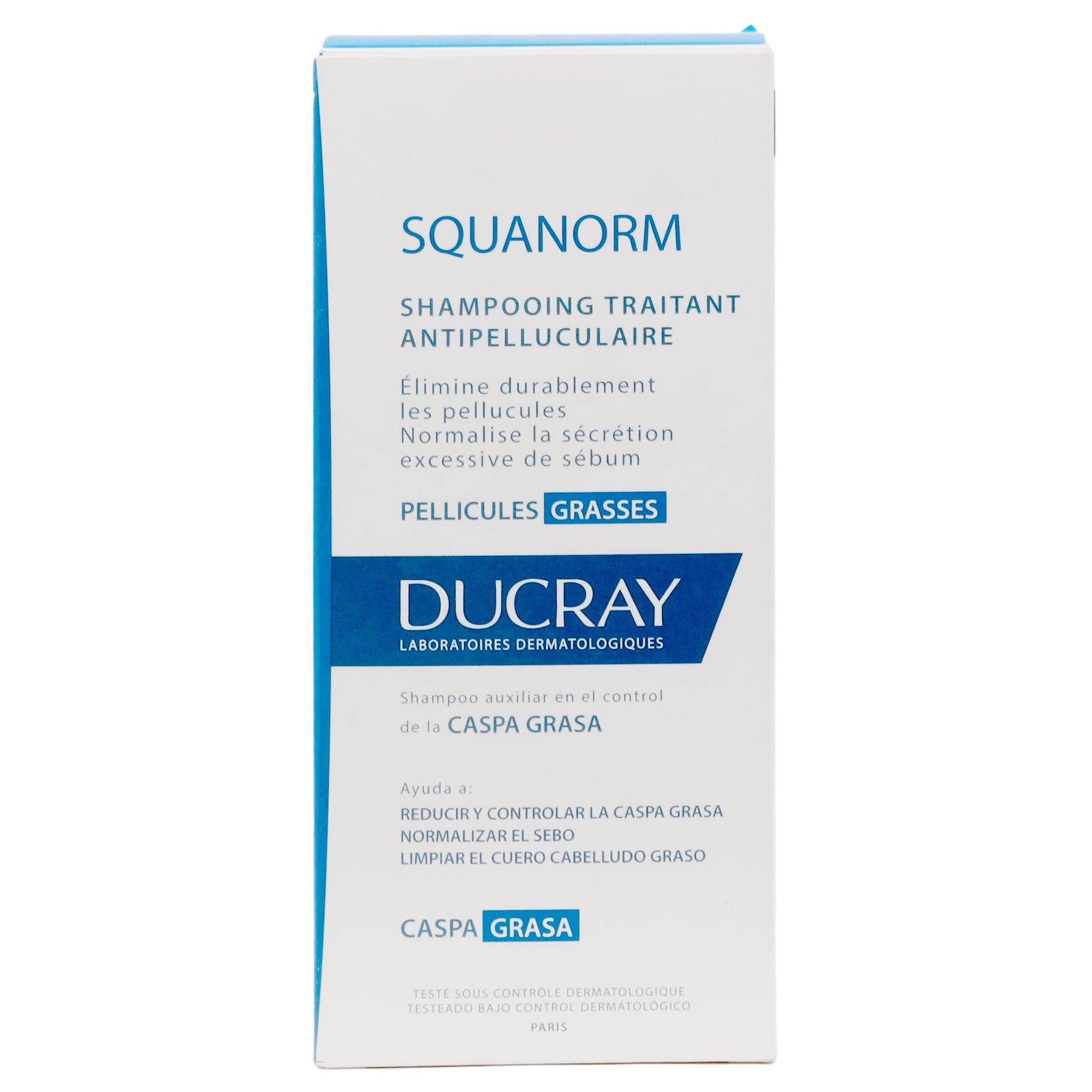 Ducray Squanorm Shampoo Caspa Grasa 200Ml 1 - 3282779277457