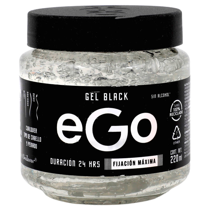 Gel Ego Black Max Fijación 220Ml - WeCare Pharma