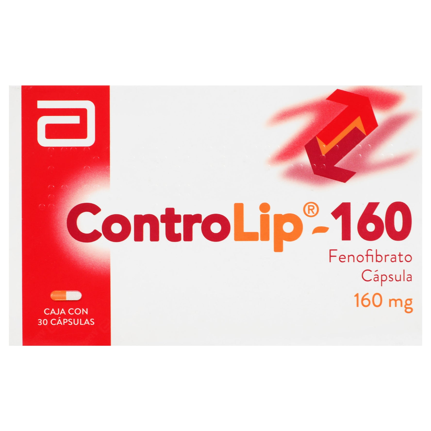 Controlip-160 160Mg Con 30 Capsulas (Fenofibrato) 1 - 7501033954412