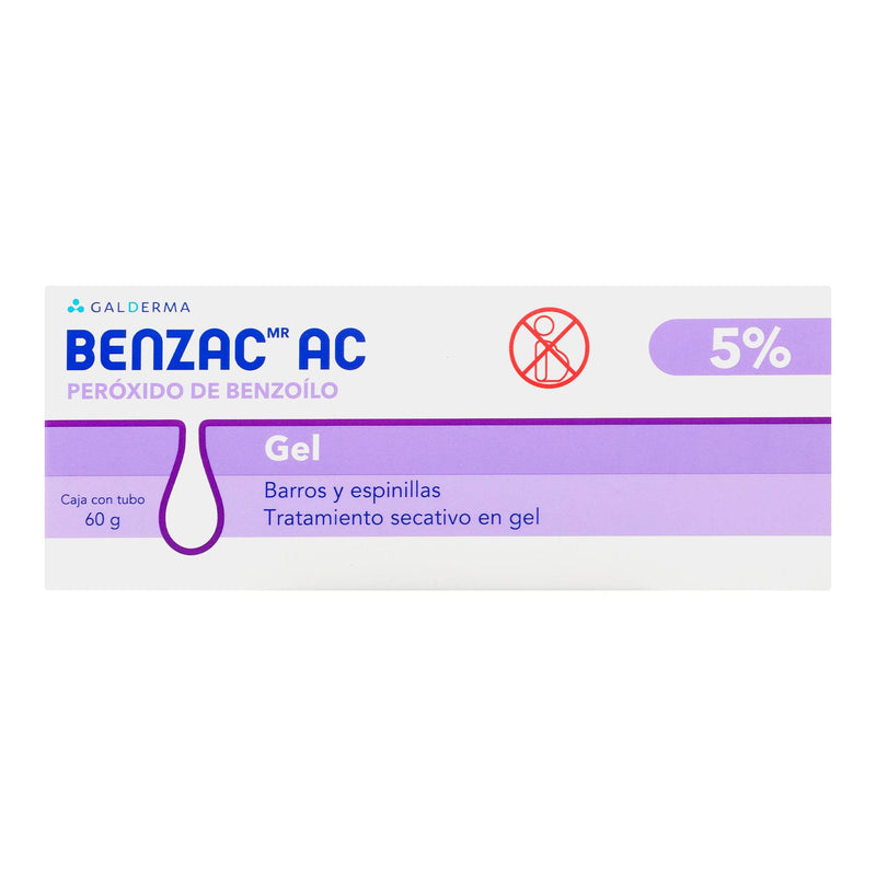Benzac Ac Gel 5% 60G (Peroxido De Benzoilo) - WeCare Pharma