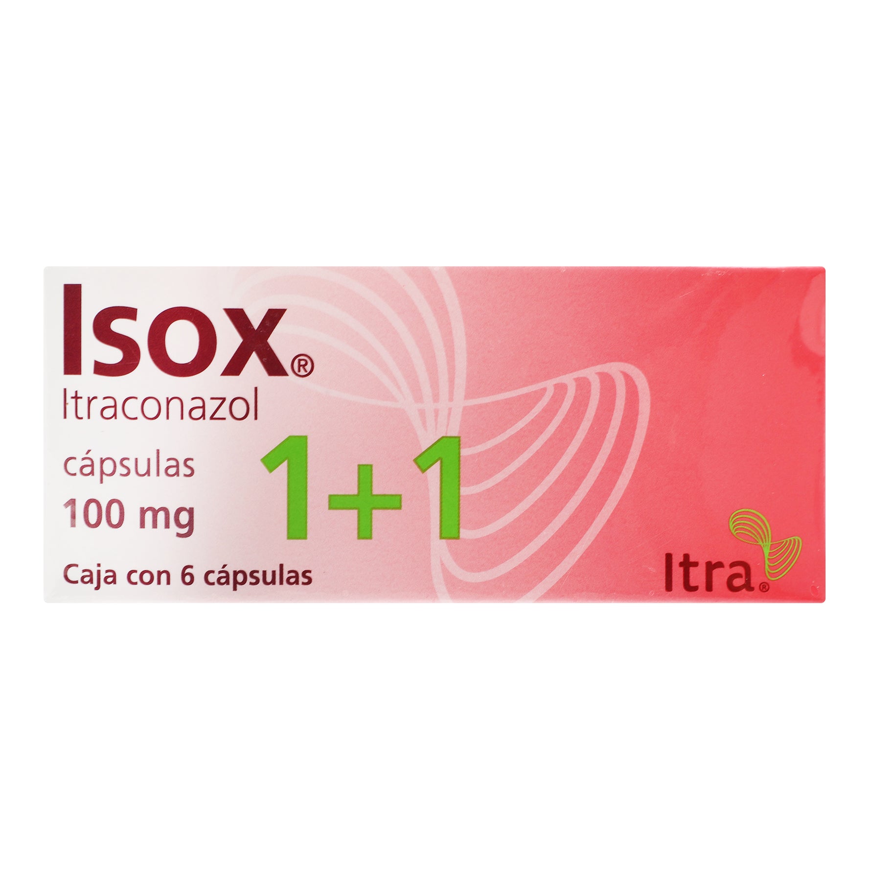 Isox 1+1 100Mg Con 6 Capsulas (Itraconazol) 1 - 7501314705139