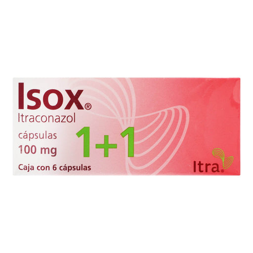 Isox 1+1 100Mg Con 6 Capsulas (Itraconazol) - WeCare Pharma