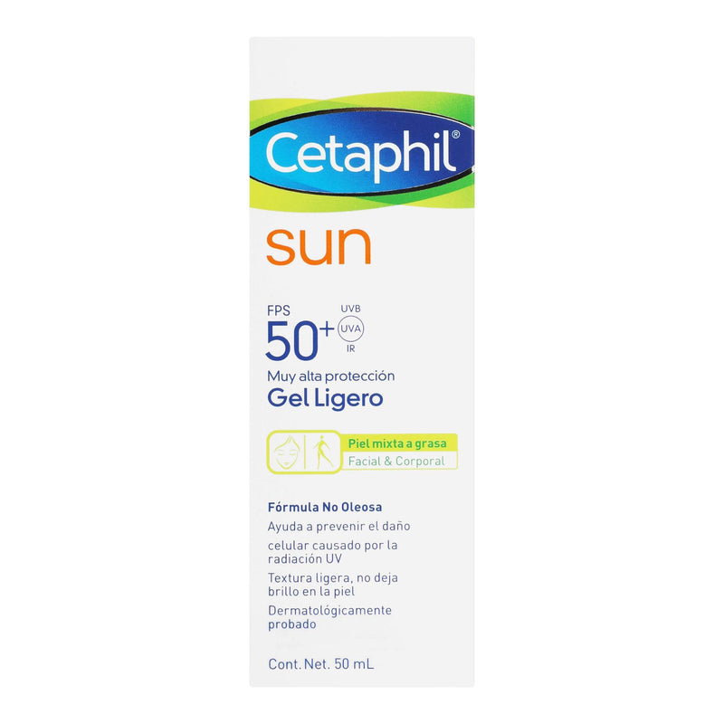 Cetaphil Sun Protector Solar En Gel Fps50 50Ml - WeCare Pharma