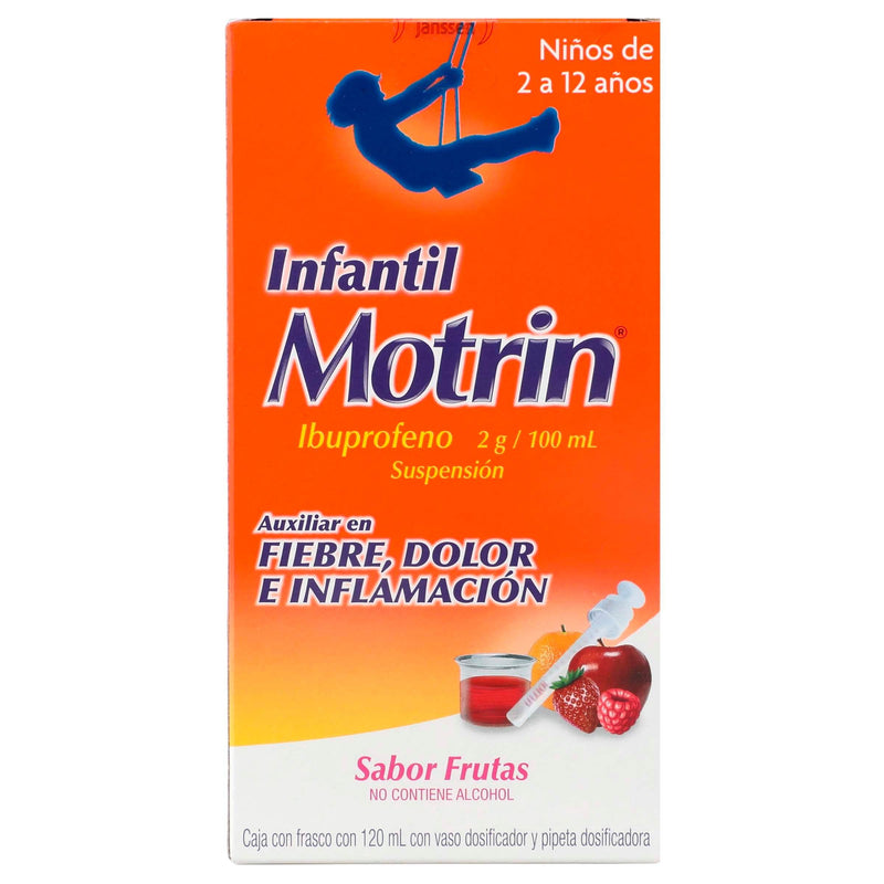 Motrin Infantil Jarabe 2G/100Ml120Ml (Ibuprofeno) - WeCare Pharma