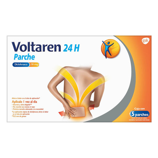 Voltaren 24H Parche 30Mg Con 5 (Diclofenaco) - WeCare Pharma