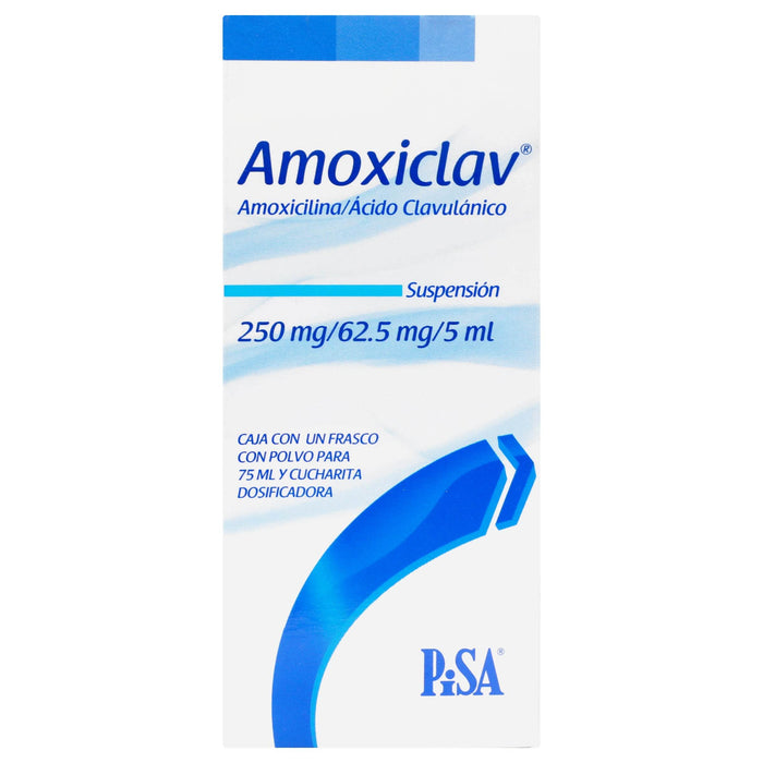 Amoxiclav (Amoxicilina/Acido Clavulanico) Suspensión 250/5Ml 70Ml - WeCare Pharma