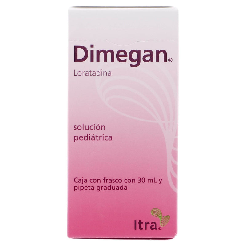 Dimegan Ped Solución 100Mg/100Ml 30Ml (Loratadina) - WeCare Pharma