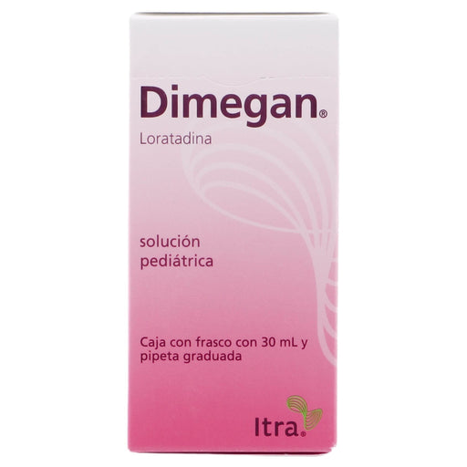 Dimegan Ped Solución 100Mg/100Ml 30Ml (Loratadina) - WeCare Pharma