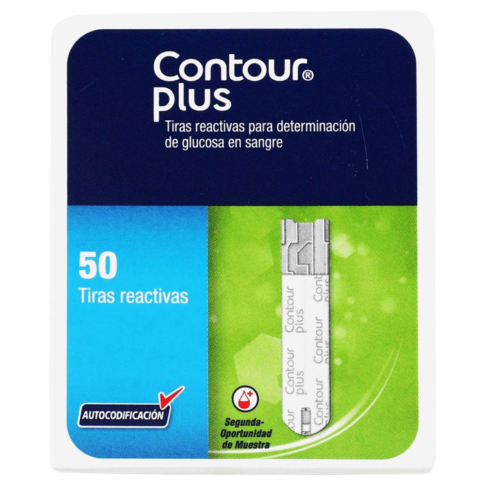 Contour Plus Tiras Reactivas Con 50 - WeCare Pharma