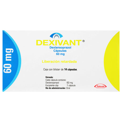 Dexivant 60Mg Con 14 Capsulas (Dexlansoprazol) 1 - 7501092722113