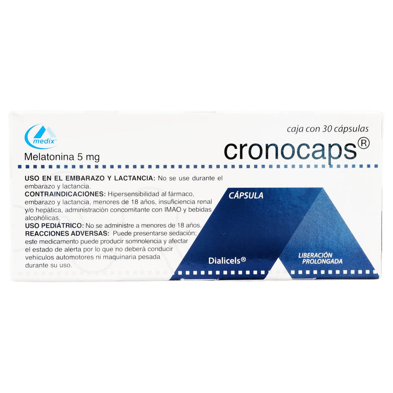 Cronocaps 5Mg Con 30 Capsulas (Melatonina) - WeCare Pharma