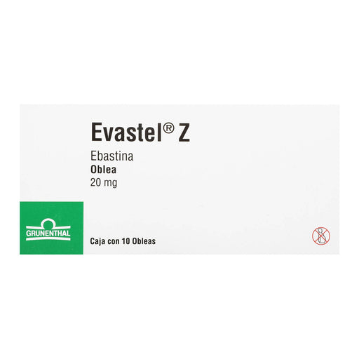 Evastel Z Oblea 20Mg Con 10 (Ebastina) - WeCare Pharma