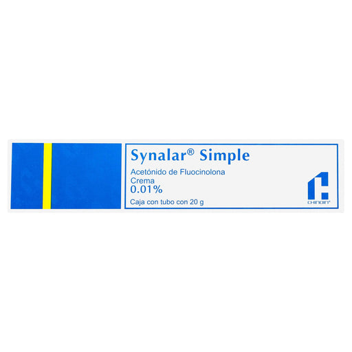 Synalar Simple Crema 0.01% 20G (Fluocinolona) - WeCare Pharma