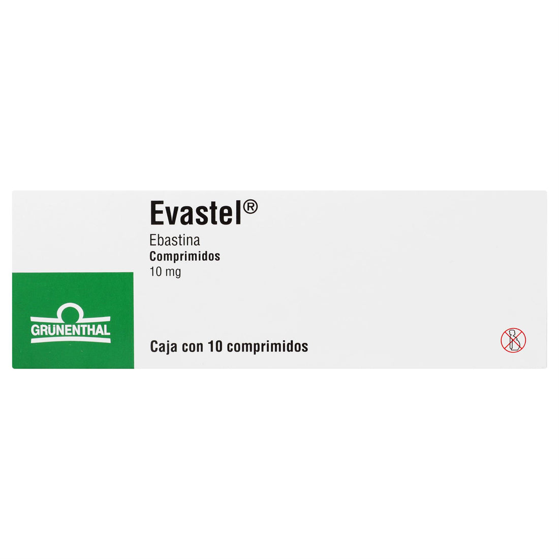 Evastel 10Mg Con 10 Comprimidos (Ebastina) 2 - 7501289500012