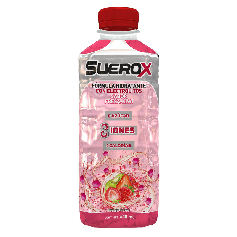 Suerox 8Iones Frasco 630Ml Fresa-Kiwi (Electrolitos Orales) - WeCare Pharma