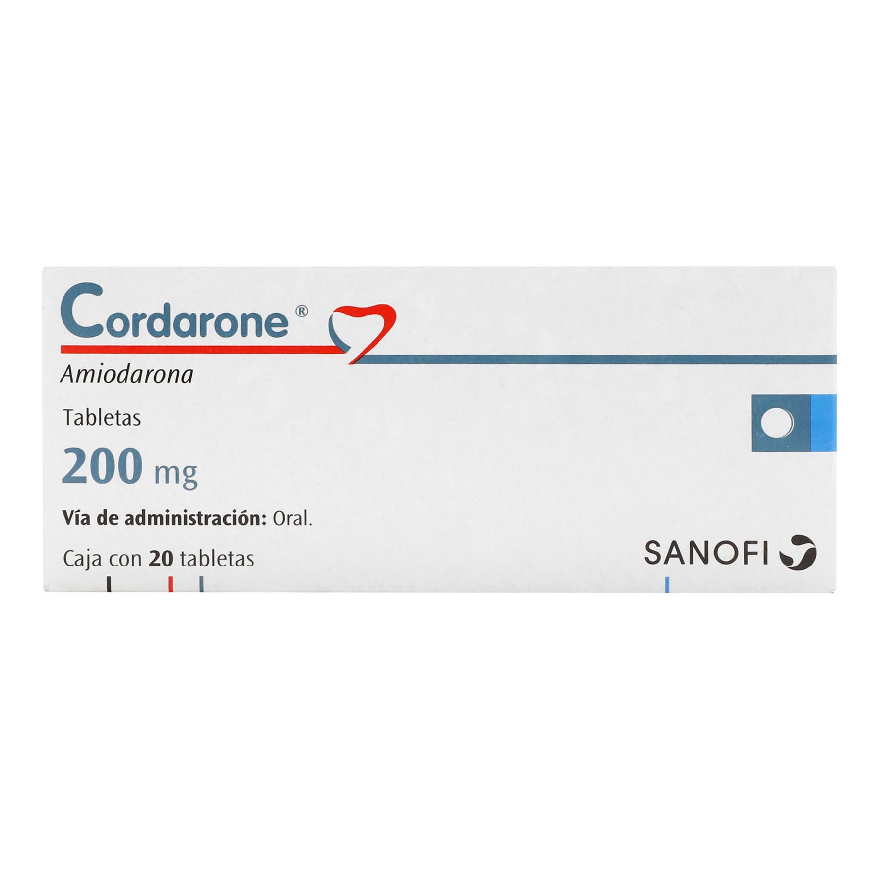 Cordarone 200Mg Con 20 Tabletas (Amiodarona) 1 - 7501328977980