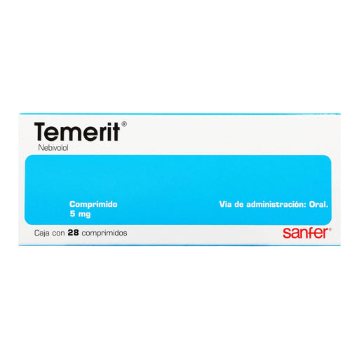 Temerit 5Mg Con 28 Tabletas (Nebivolol) - WeCare Pharma