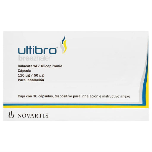 Ultibro Breezhaler 110Mcg /50Mcg Con 30 Capsulas (Indacaterol/Glicopirronio) - WeCare Pharma