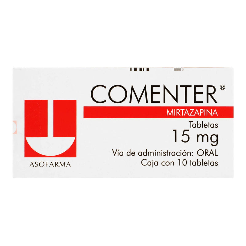 Comenter 15Mg Con 10 Tabletas (Mirtazapina) - WeCare Pharma