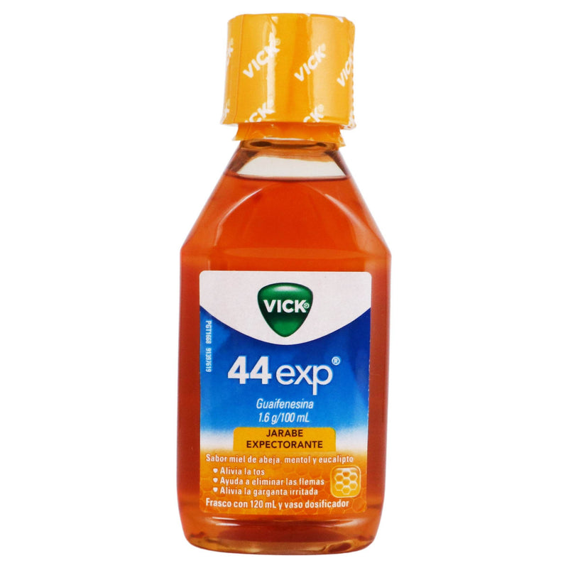 Vick Miel 44 Jarabe 1.6G/100Ml 120Ml (Guaifenesina) - WeCare Pharma