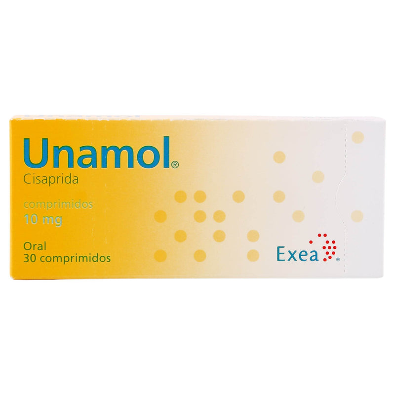 Unamol 10Mg Con 30 Comprimidos (Cisaprida) - WeCare Pharma