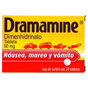 Dramamine 50Mg Con 24 Tabletas (Dimenhidrinato) - WeCare Pharma
