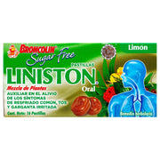 Broncolin Sugar Free Pastillas 2.2G Con 16 Limon (Mezcla De Plantas) - WeCare Pharma