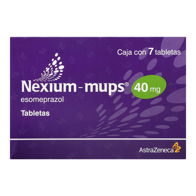Nexium Mups 40Mg Con 7 Tabletas (Esomeprazol) - WeCare Pharma