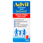 Advil Infantil Suspensión 100Mg/5Ml 100Ml (Ibuprofeno) - WeCare Pharma