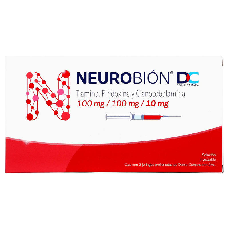 Neurobion Dc 2Ml Con 3 Ampulas (Tiamina/Piridoxina/Cianocobalamina) - WeCare Pharma