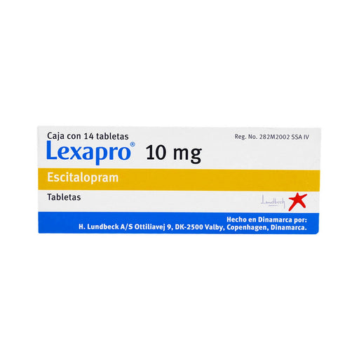 Lexapro 10Mg Con 14 Tabletas (Escitalopram) - WeCare Pharma