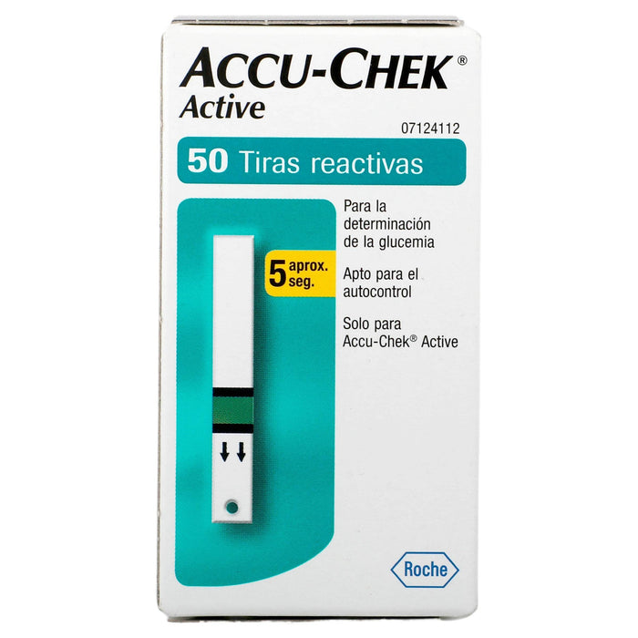 Accu-Chek Active Tiras Reactivas Con 50 - WeCare Pharma