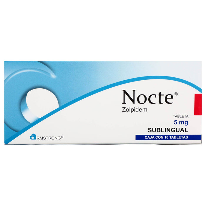 Nocte (Zolpidem) Tabletas 5Mg Con 10 - WeCare Pharma