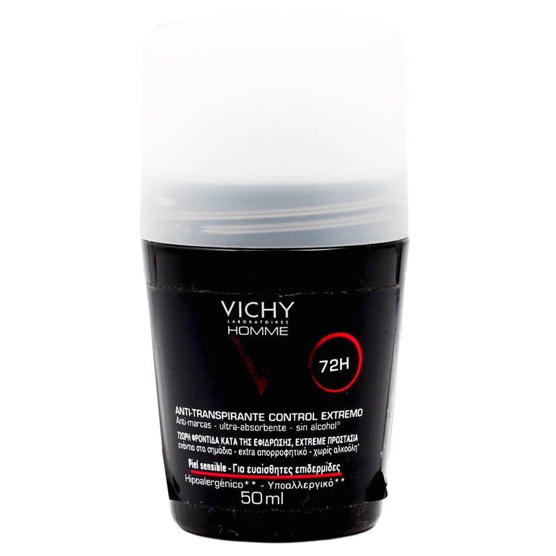 Vichy Homme Desodorante Antitranspirante 72H 50Ml - WeCare Pharma