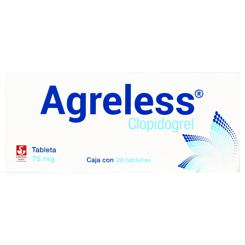 Agreless 75Mg Con 28 Tabletas (Clopidogrel) - WeCare Pharma