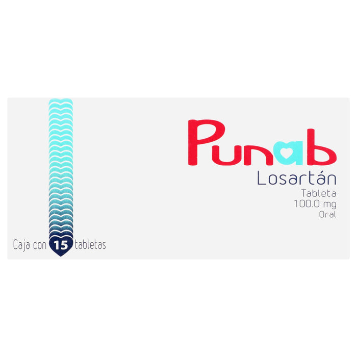 Punab 100Mg Con 15 Tabletas (Losartan) - WeCare Pharma