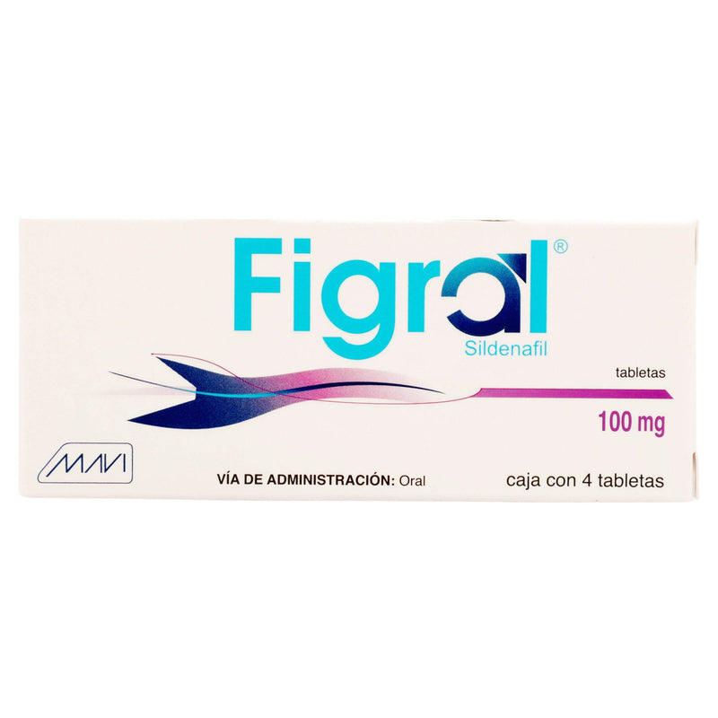 Figral 100Mg Con 4 Tabletas (Sildenafil) - WeCare Pharma