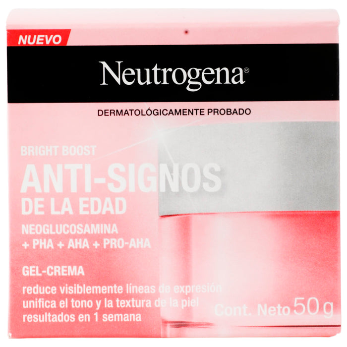 Neutrogena Brigth Boost Gel Anti-Signos De La Edad 50G 1 - 7891010249861