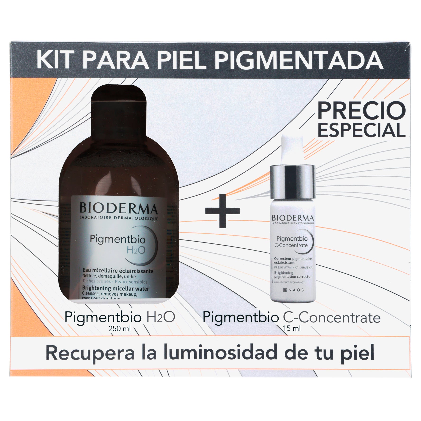 Bioderma Kit Pigmentbio Agua Micelar + C-Concentrate 1 - 7506307514682