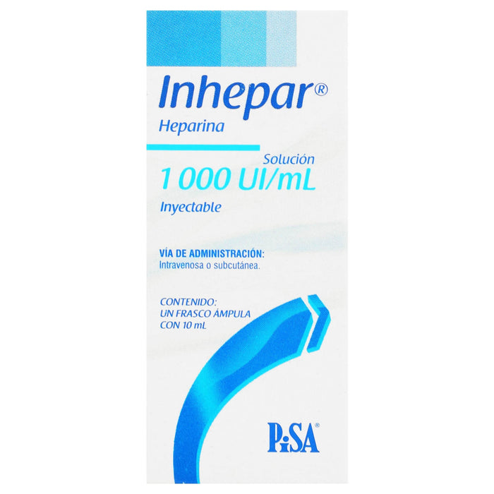 Inhepar Frasco 1000Unid/Ml 10Ml Con 1 Ampulas (Heparina) - WeCare Pharma