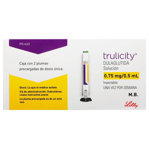 Trulicity Pluma 0.75Mg/0.5Ml Con 2 (Dulaglutida) - WeCare Pharma