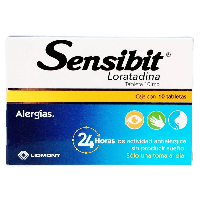 Sensibit 10Mg Con 10 Tabletas (Loratadina) - WeCare Pharma