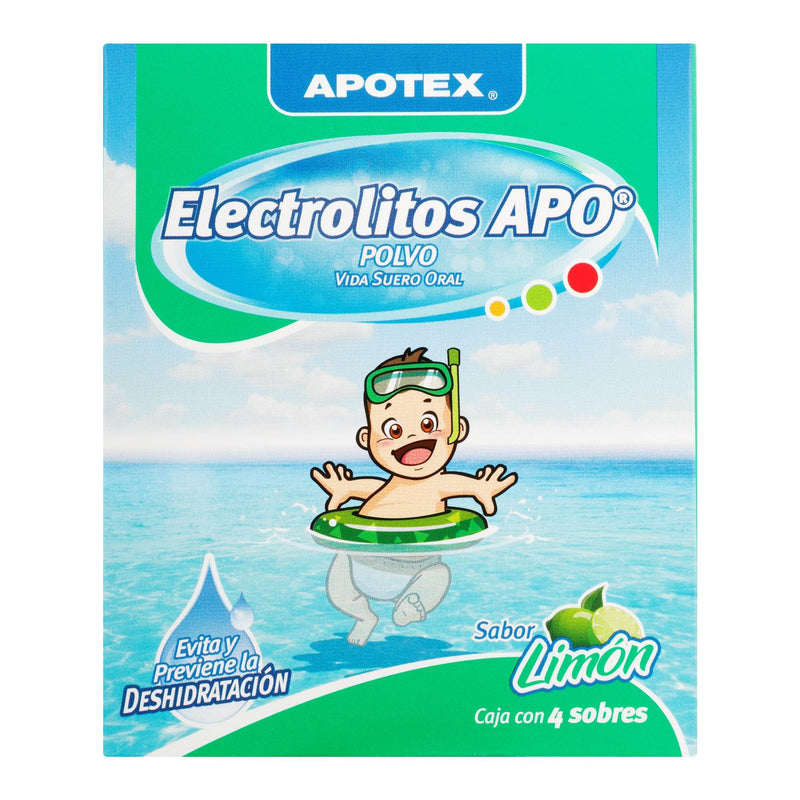 Electrolitos Apo Polvo 28.14G Con 4 Limon - WeCare Pharma
