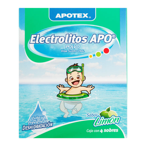 Electrolitos Apo Polvo 28.14G Con 4 Limon 1 - 7501277078318