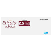 Elicuis 2.5Mg Con 60 Tabletas (Apixaban) - WeCare Pharma
