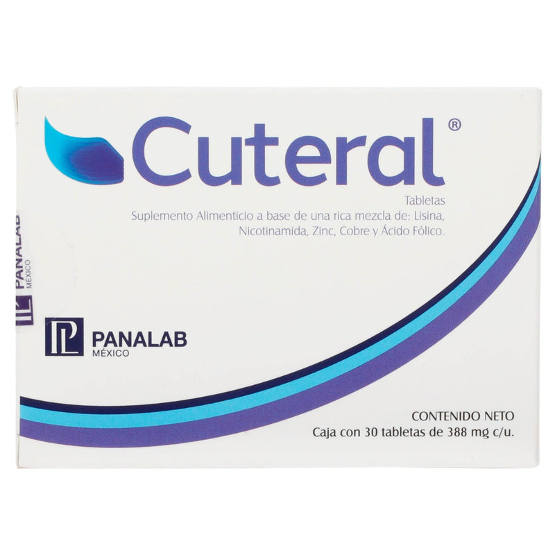 Cuteral 388Mg Con 30 Tabletas (Suplemento Alimenticio) - WeCare Pharma